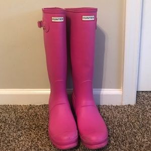 Hunter Boots Matte Pink